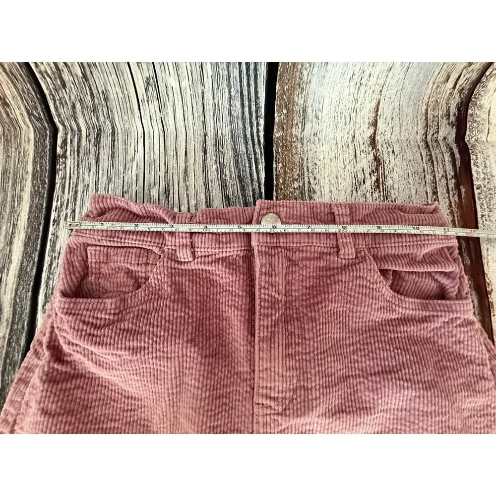 H&M Youth 8-9 YR Dusty Rose Corduroy Skirt